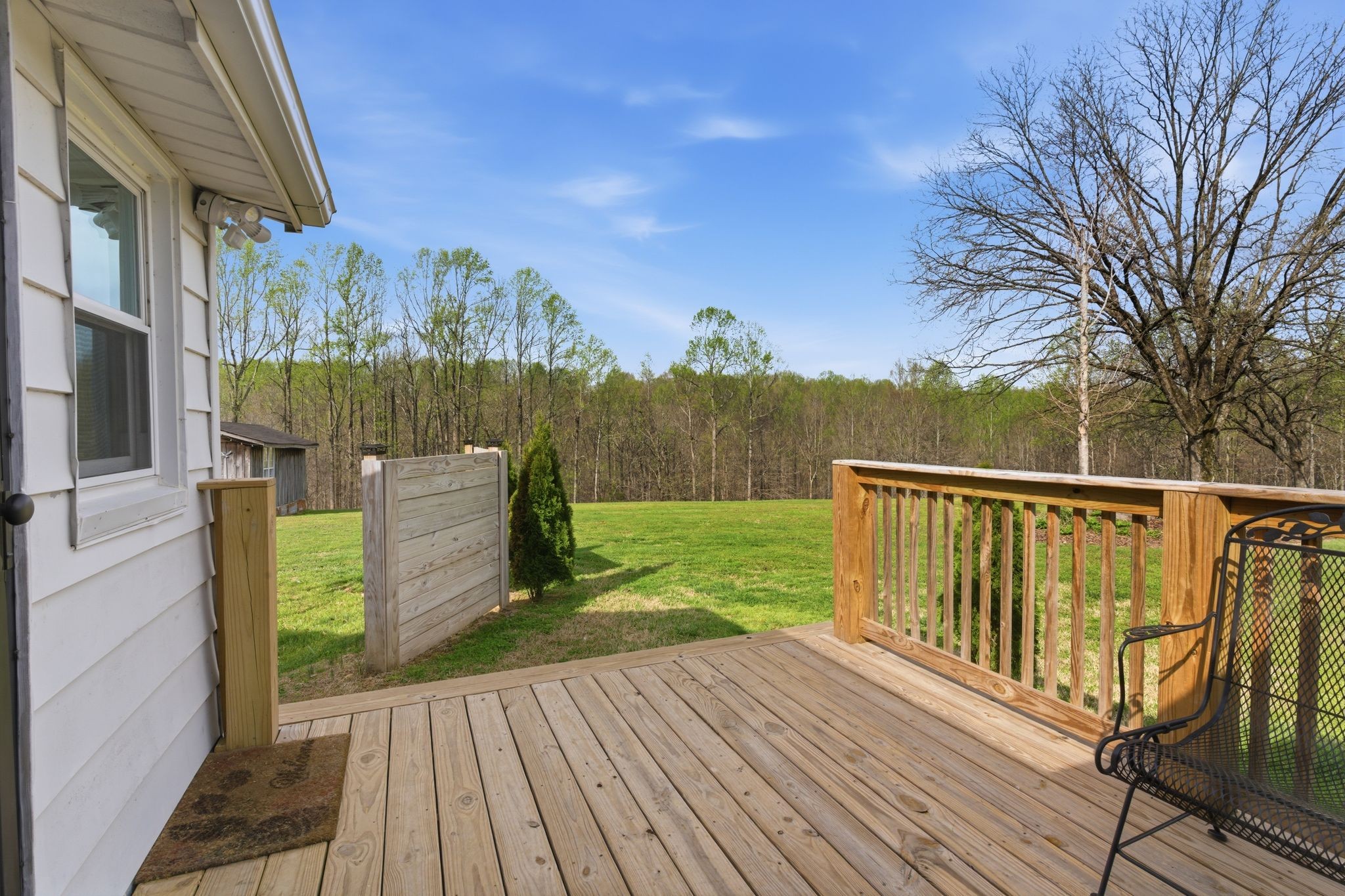 2667 Crocker Springs Road Goodlettsville, TN 37072 - Photo 32 of 64 a view of a balcony with wooden floor and fence