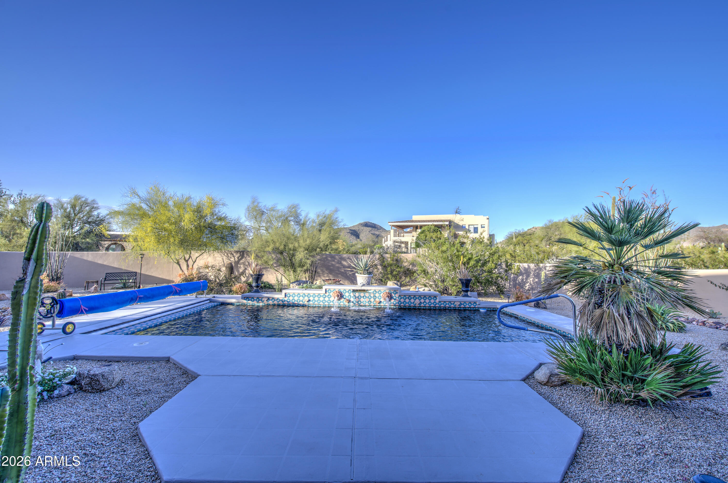 8540 East McDowell Road, Unit 122 Mesa, AZ 85207 - Photo 51 of 75 a view of a yard with an outdoor space