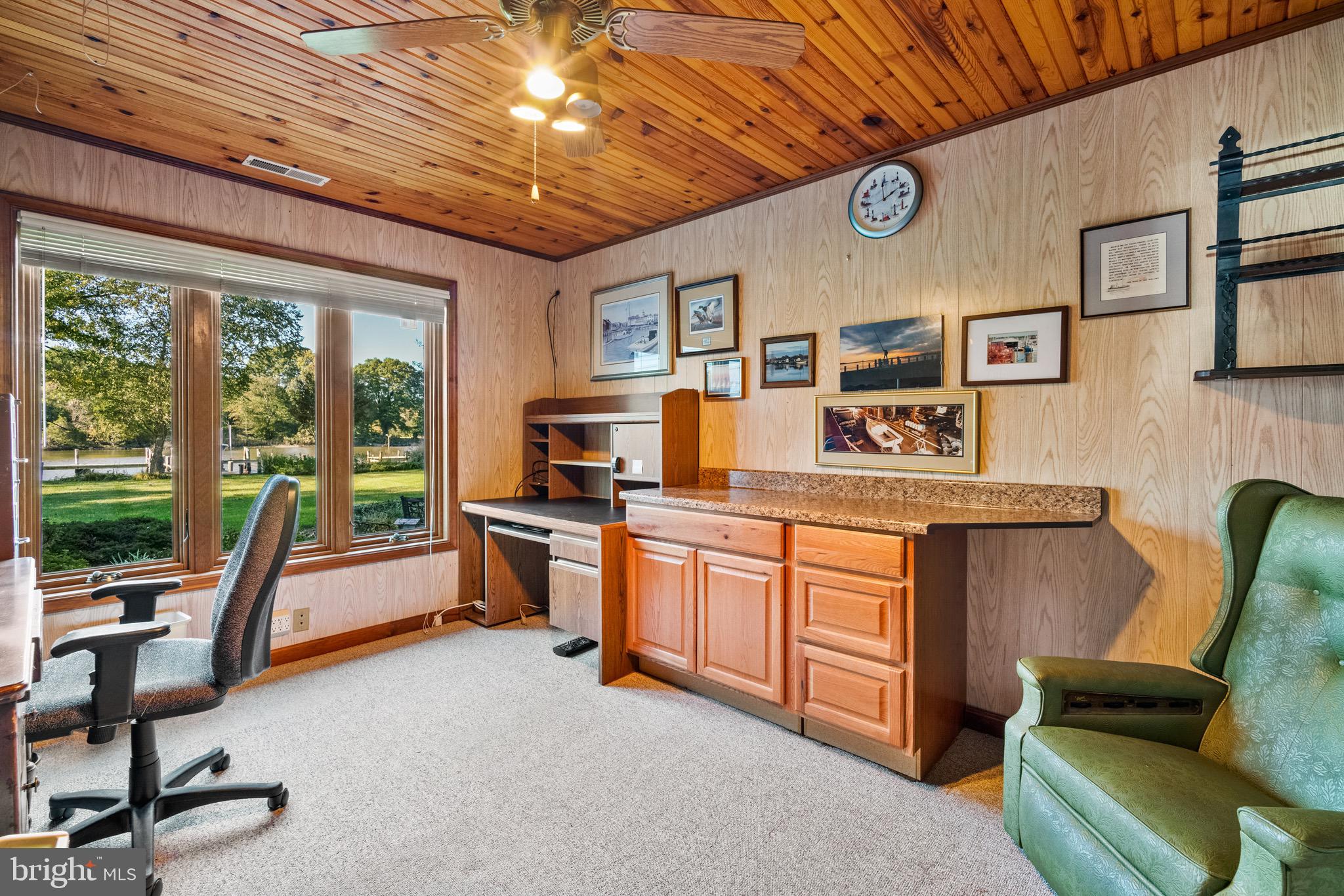 5120 Grays Inn Creek Road Rock Hall, MD 21661 - Photo 11 of 33 Office or bedroom on main level with water view