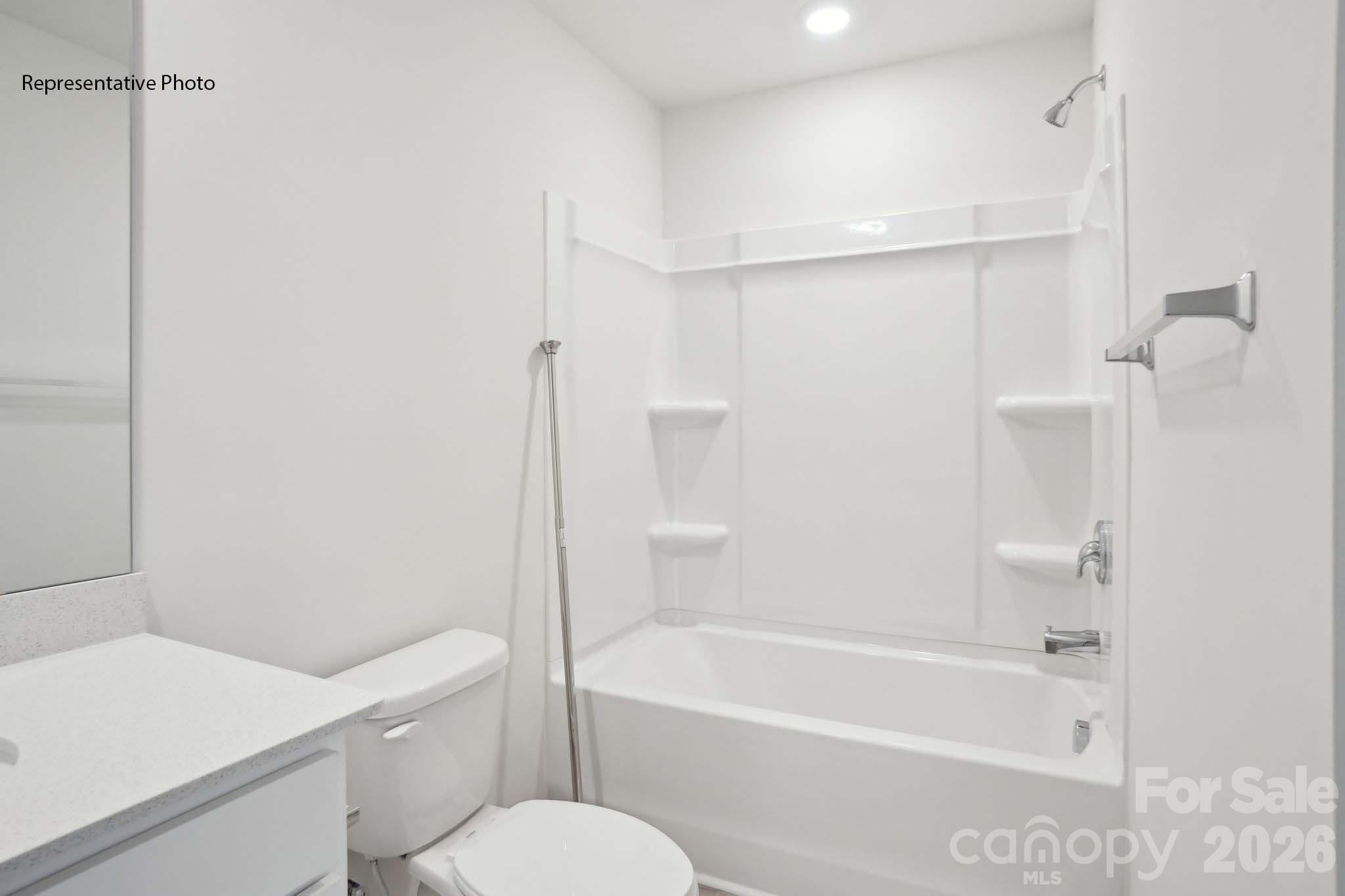 2015 Moorside Court Lancaster, SC 29720 - Photo 41 of 46 a bathroom with a toilet and a bath tub