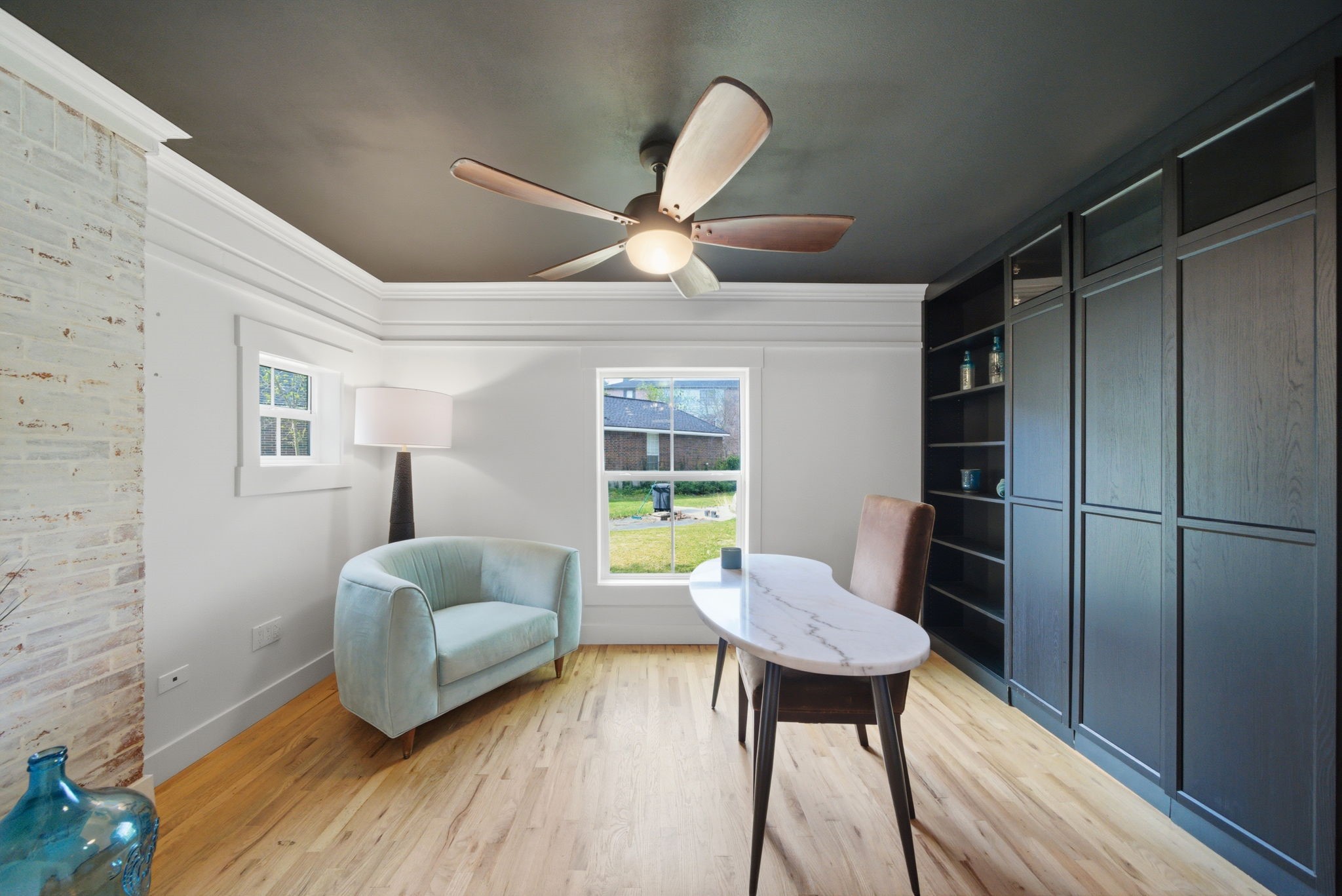 3128 Prospect Street Houston, TX 77004 - Photo 15 of 36 a living room with furniture and wooden floor