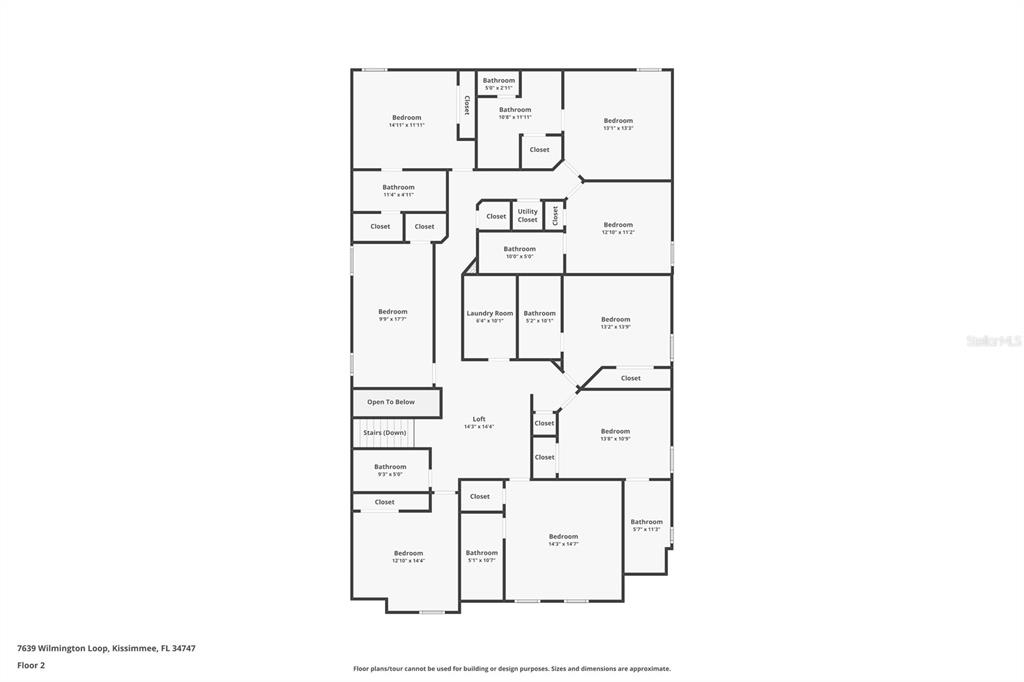 7639 Wilmington Loop Kissimmee, FL 34747 - Photo 79 of 79 a picture of a wall with a white wall