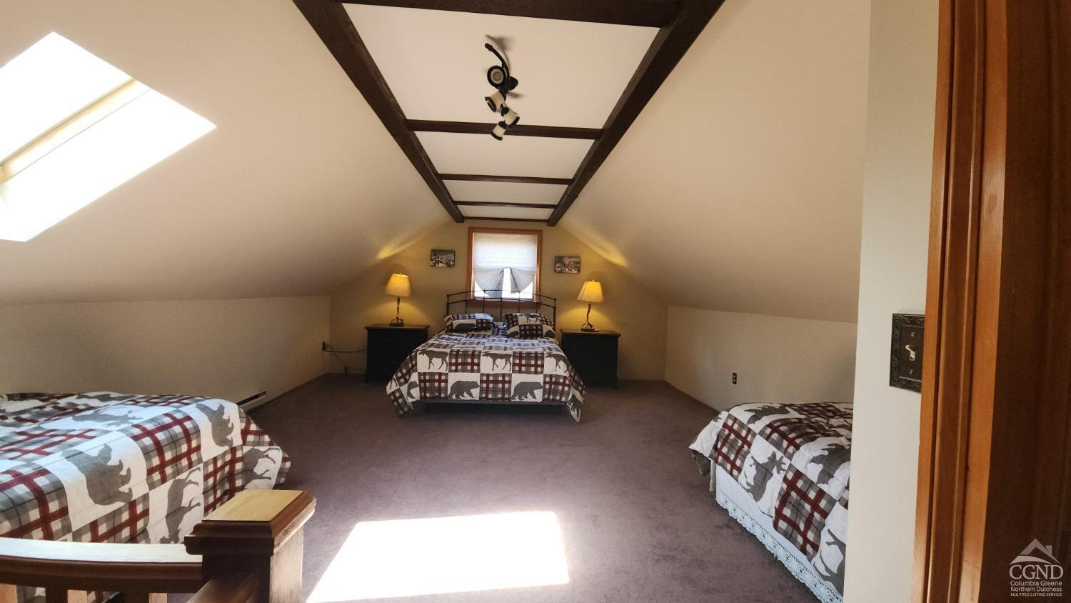 159 Toles Hollow Road Conesville, NY 12076 - Photo 34 of 53 a bedroom with bed and a window