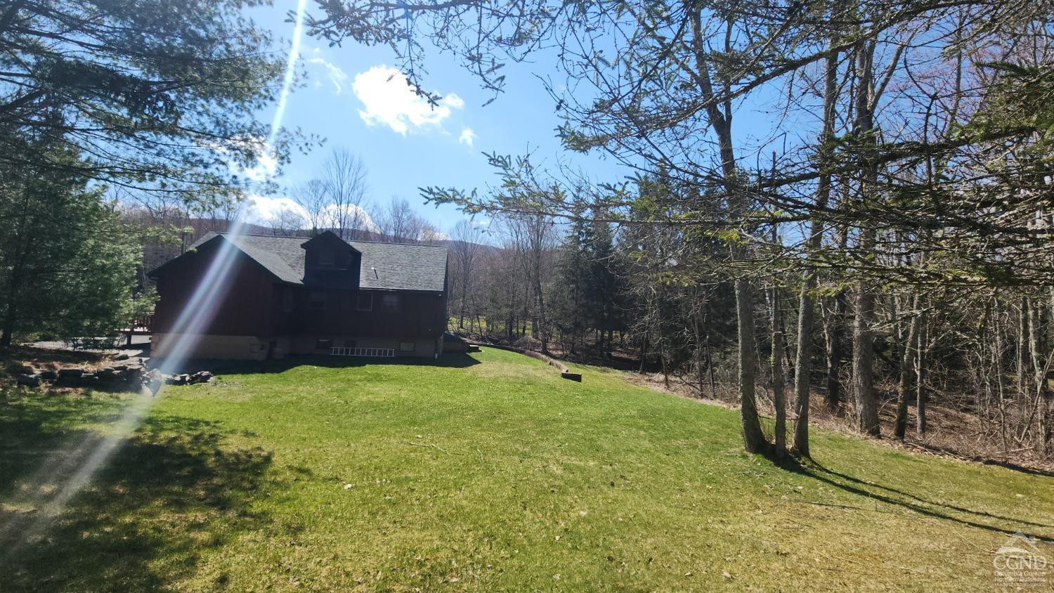 159 Toles Hollow Road Conesville, NY 12076 - Photo 40 of 53 a backyard of a house with lots of green space