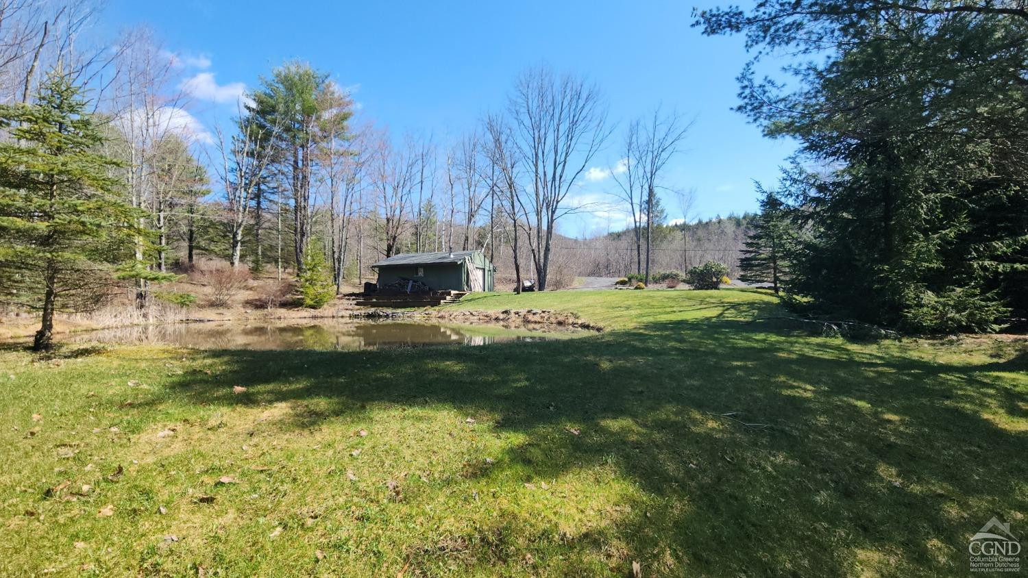 159 Toles Hollow Road Conesville, NY 12076 - Photo 48 of 53 a swimming pool with outdoor seating and yard