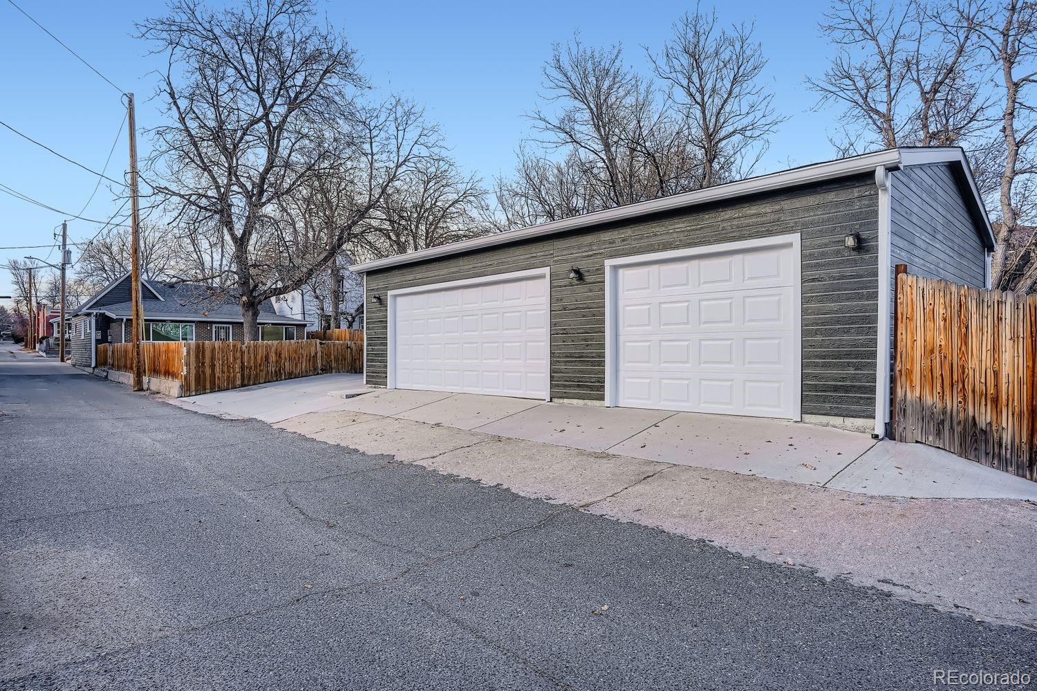 3822 Julian Street Denver, CO 80211 - Photo 26 of 28 a view of garage and yard