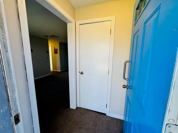 a view of front door