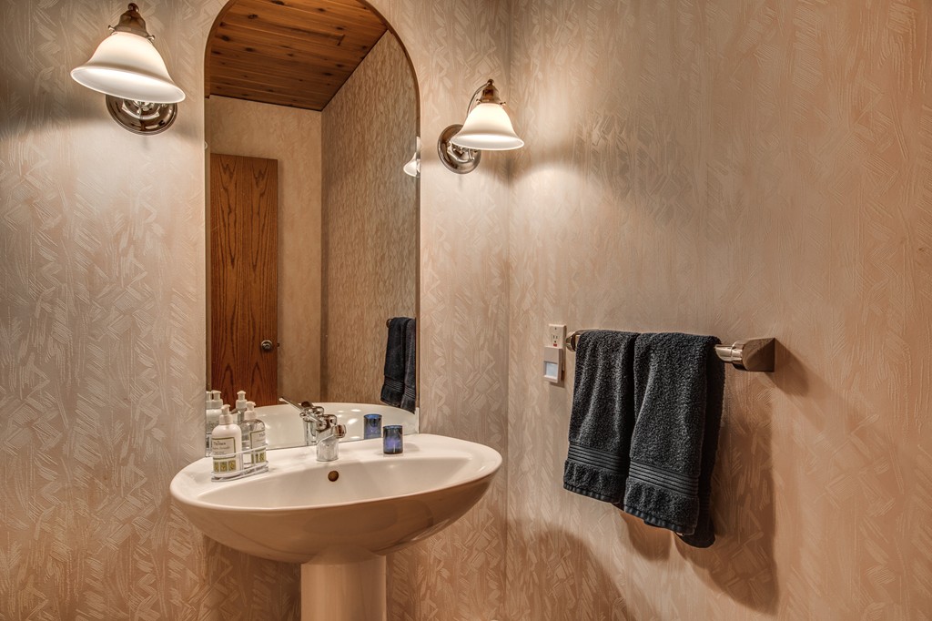 46 Brookview Road Boxford, MA 01921 - Photo 19 of 30 a bathroom with a sink and a mirror