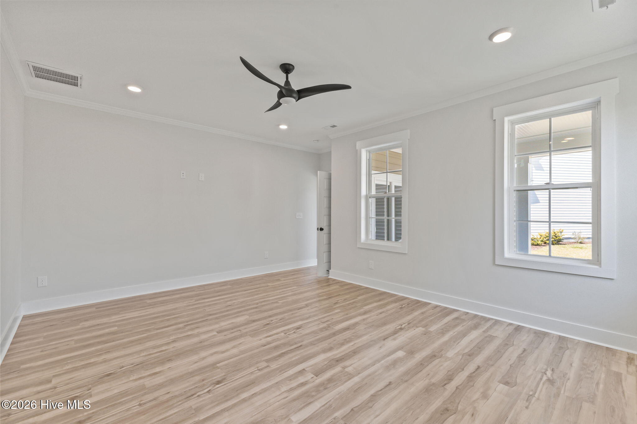 658 Fishermans Point Newport, NC 28570 - Photo 22 of 44 Primary Bedroom looking toward Back Porch