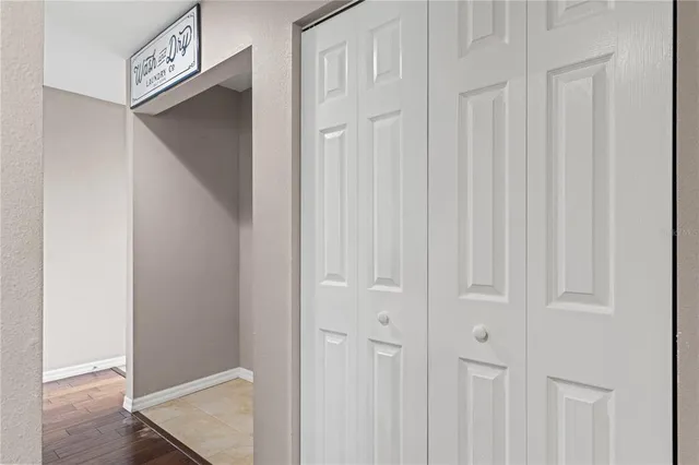 a view of front door