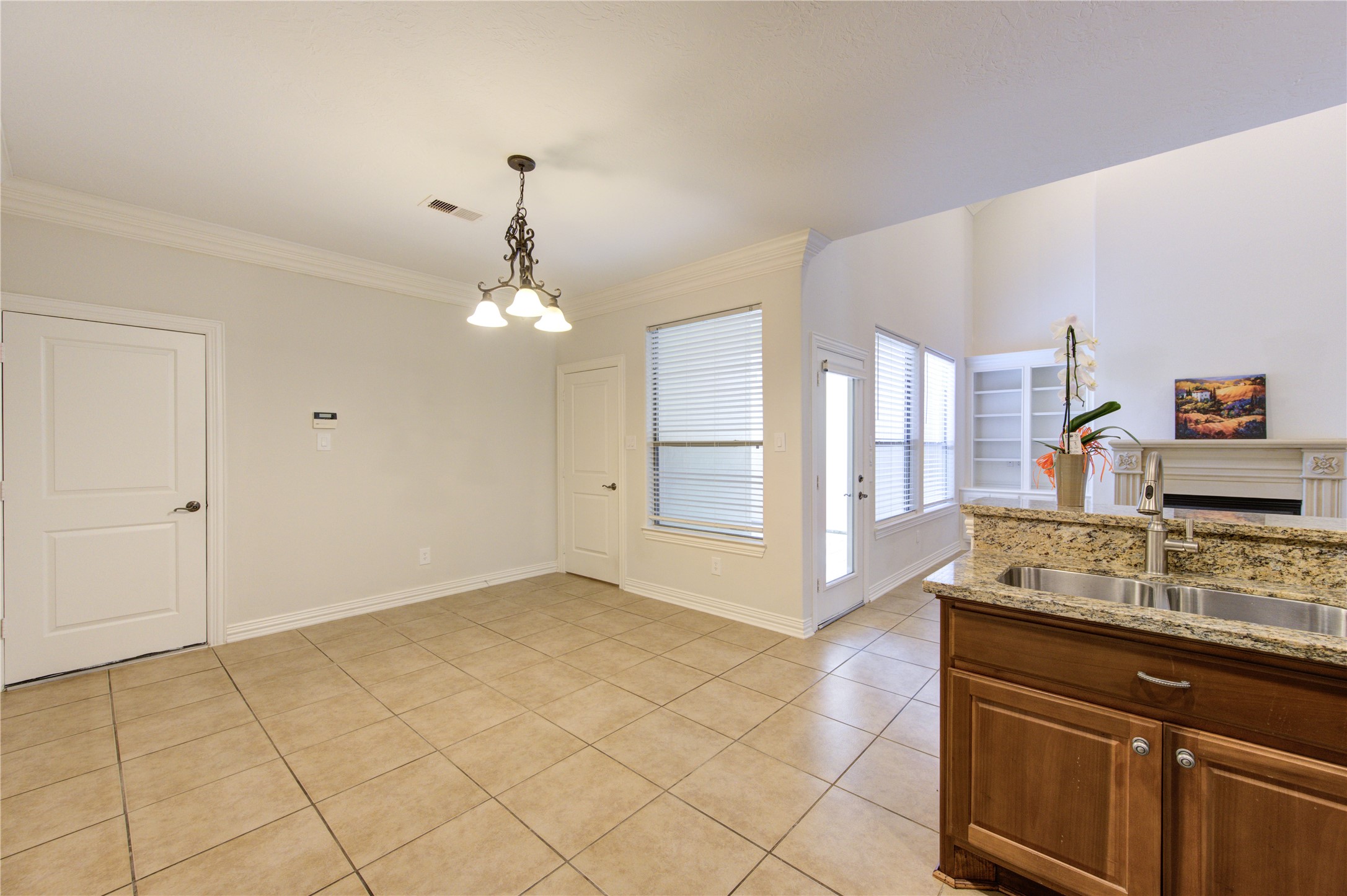 2011 Spring Cedar Lane Houston, TX 77077 - Photo 18 of 43 a spacious bathroom with a granite countertop sink a mirror and a shower