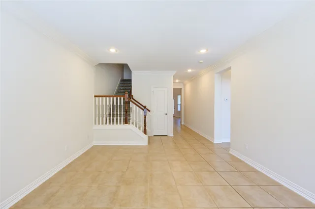 a view of a hallway with a hallway