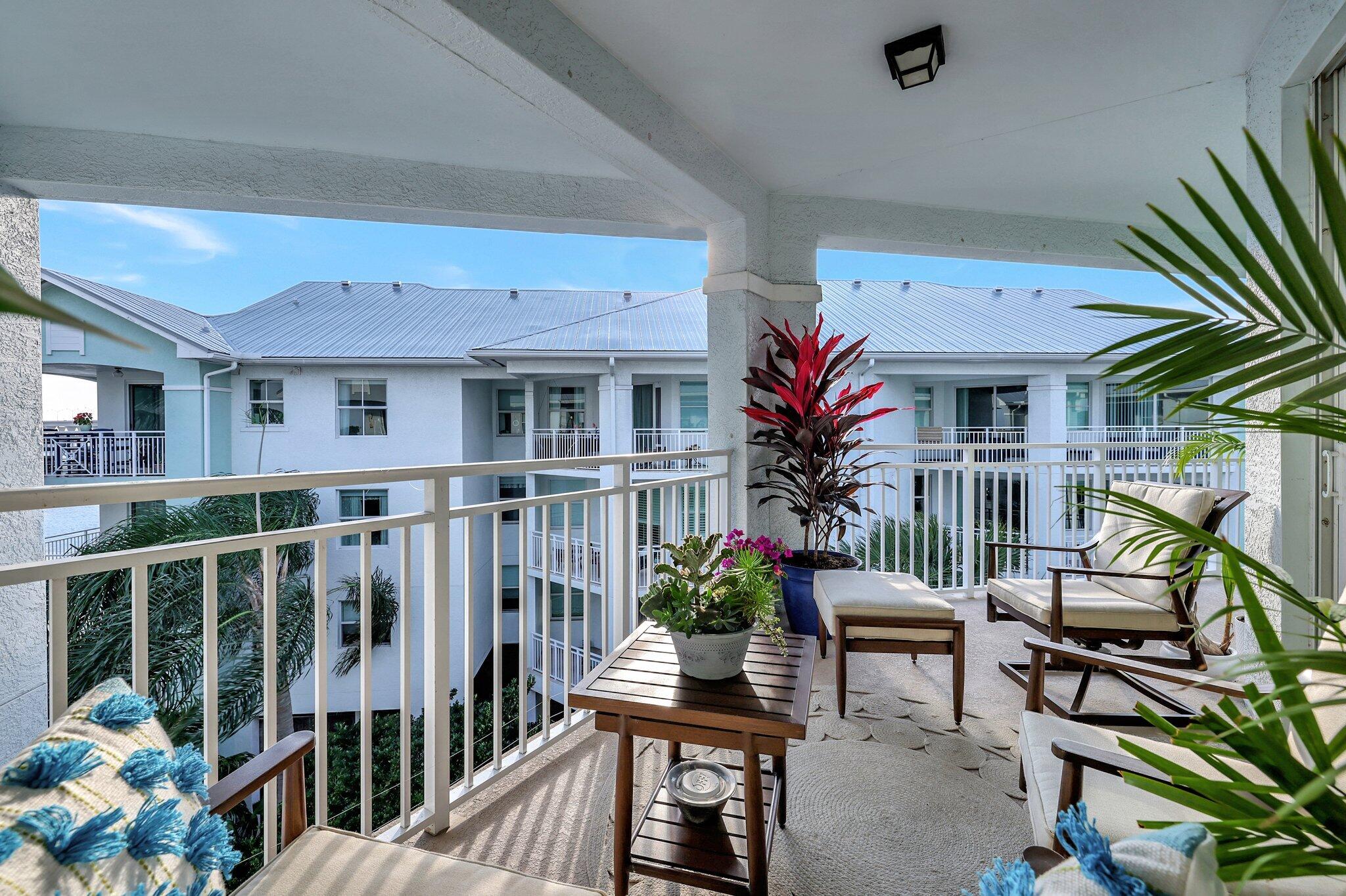 875 Northwest Flagler Avenue, Unit 404 Stuart, FL 34994 - Photo 27 of 56 Balcony