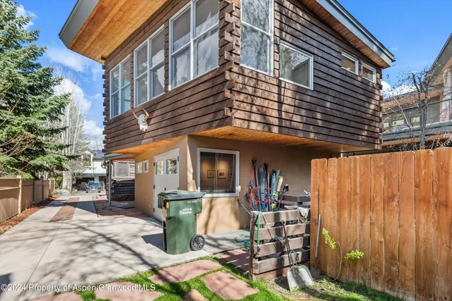 a view of a building with patio