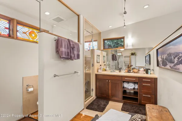 a very nice looking room with a large window