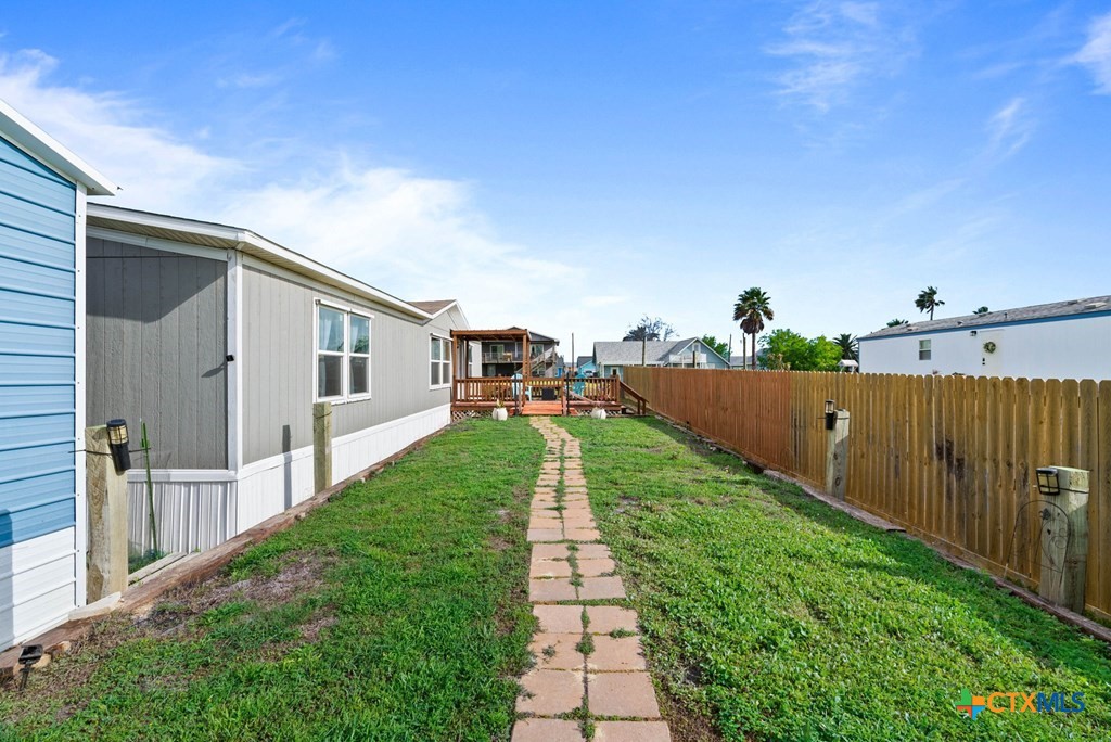 239 Allen M Parks Drive Rockport, TX 78382 - Photo 21 of 29 a view of a back yard