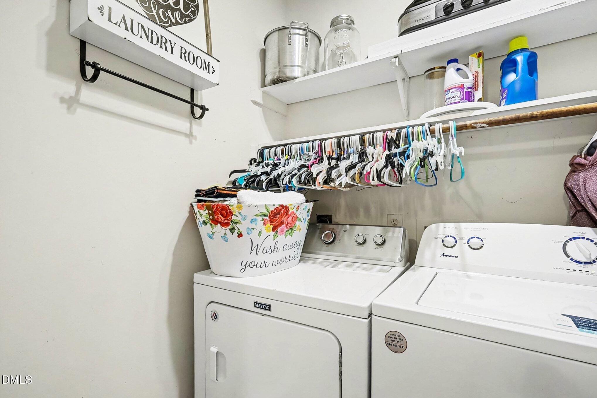 104 Rosebud Street Spring Lake, NC 28390 - Photo 23 of 29 a utility room with dryer and washer