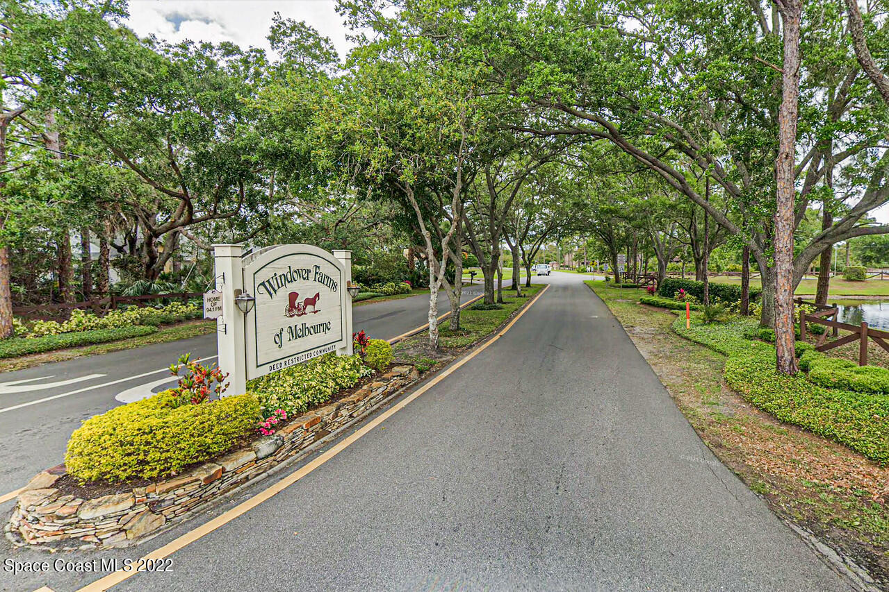 4099 Sparrow Hawk Road Melbourne, FL 32934 - Photo 16 of 48 a view of a park with large trees