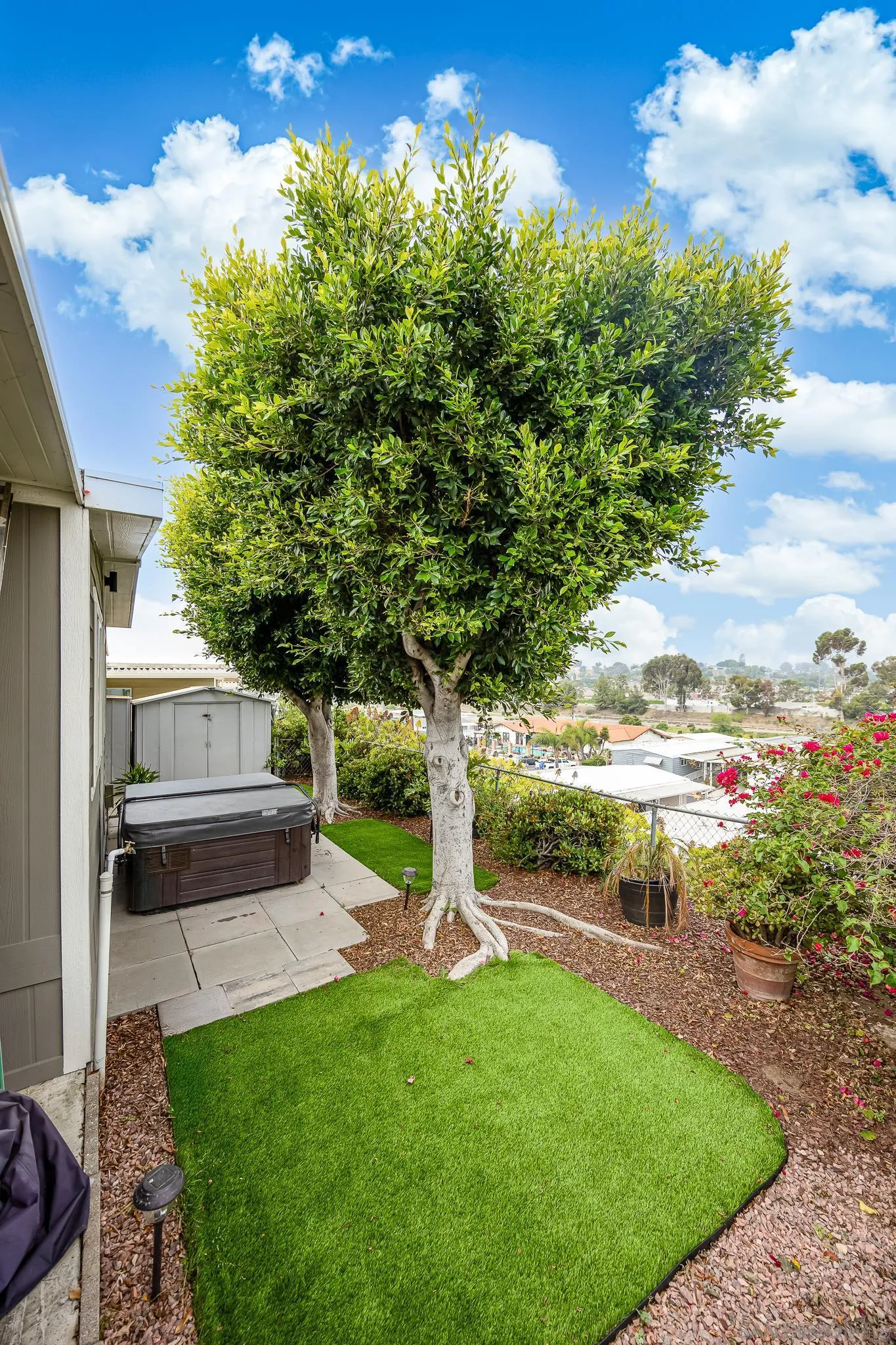 1815 Sweetwater Road, Unit SPC 121 Spring Valley, CA 91977 - Photo 24 of 44 a view of a garden with an outdoor space