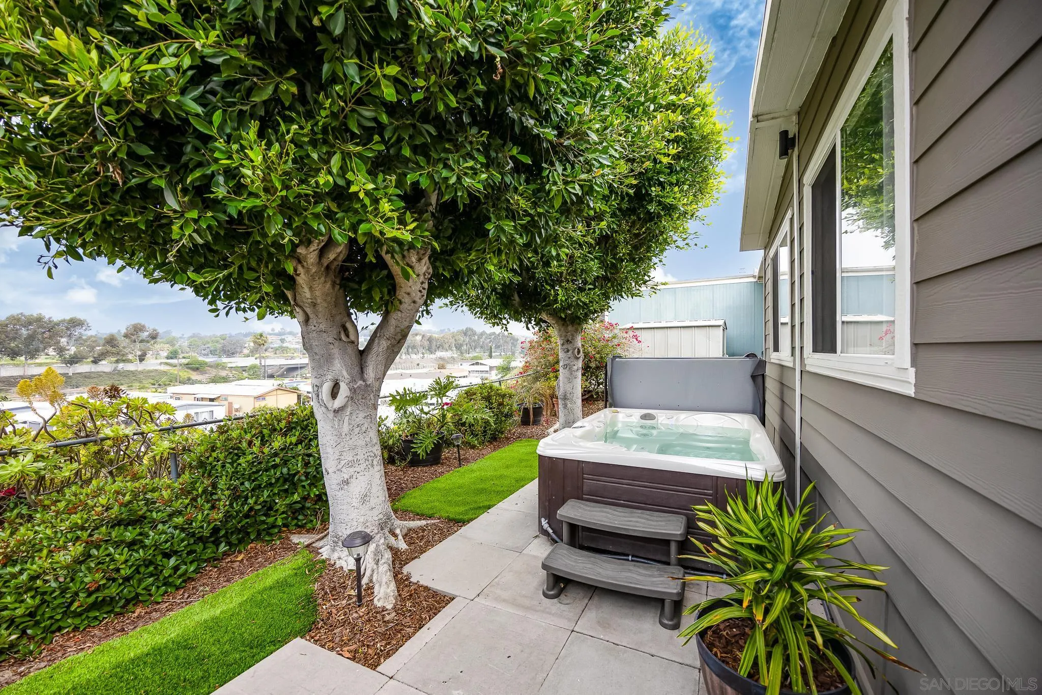 1815 Sweetwater Road, Unit SPC 121 Spring Valley, CA 91977 - Photo 26 of 44 a view of a yard with patio