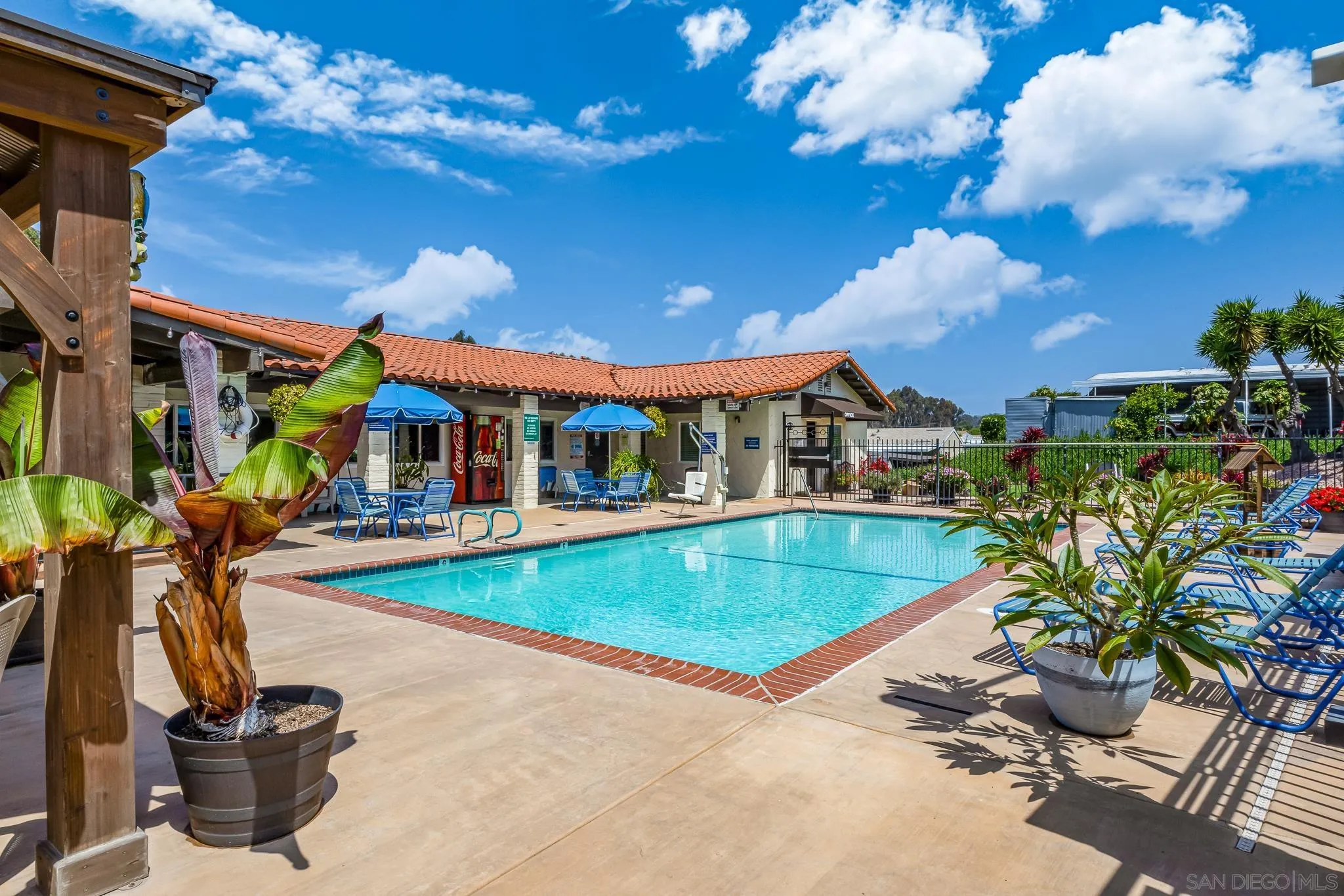 1815 Sweetwater Road, Unit SPC 121 Spring Valley, CA 91977 - Photo 27 of 44 a view of a swimming pool with a patio