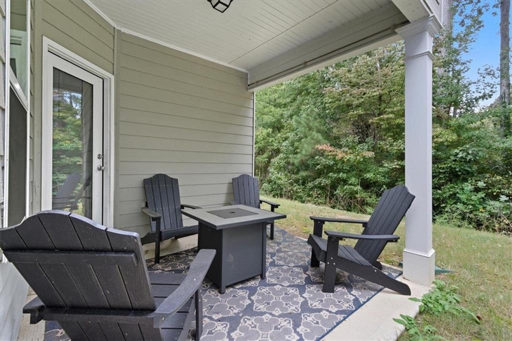 140 Bryon Lane Acworth, GA 30102 - Photo 31 of 39 a view of a patio in the backyard
