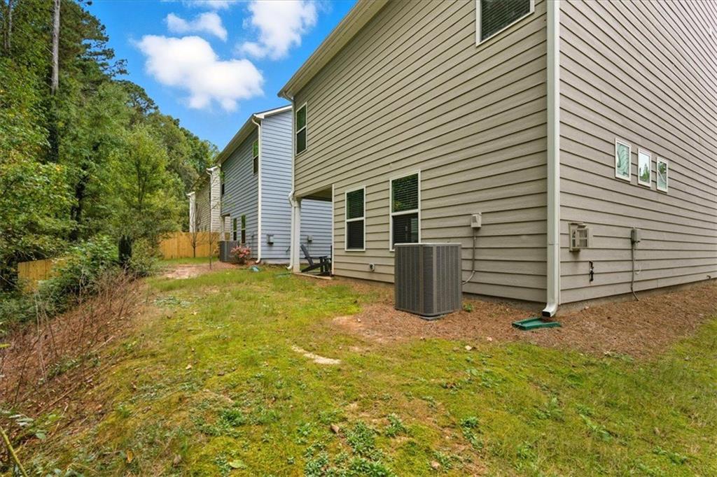 140 Bryon Lane Acworth, GA 30102 - Photo 35 of 39 a view of back yard of the house