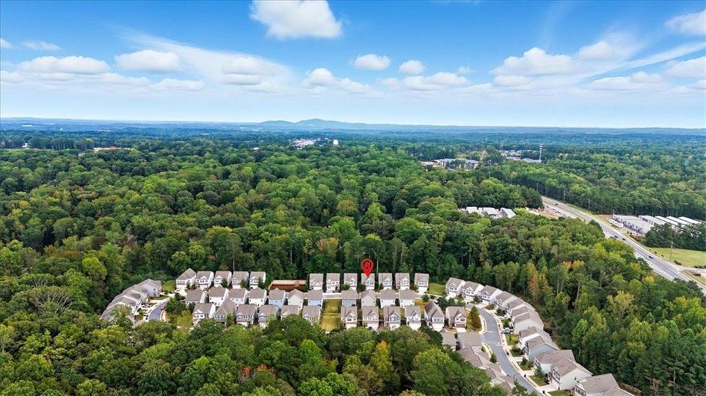 140 Bryon Lane Acworth, GA 30102 - Photo 38 of 39 an aerial view of a house with a yard