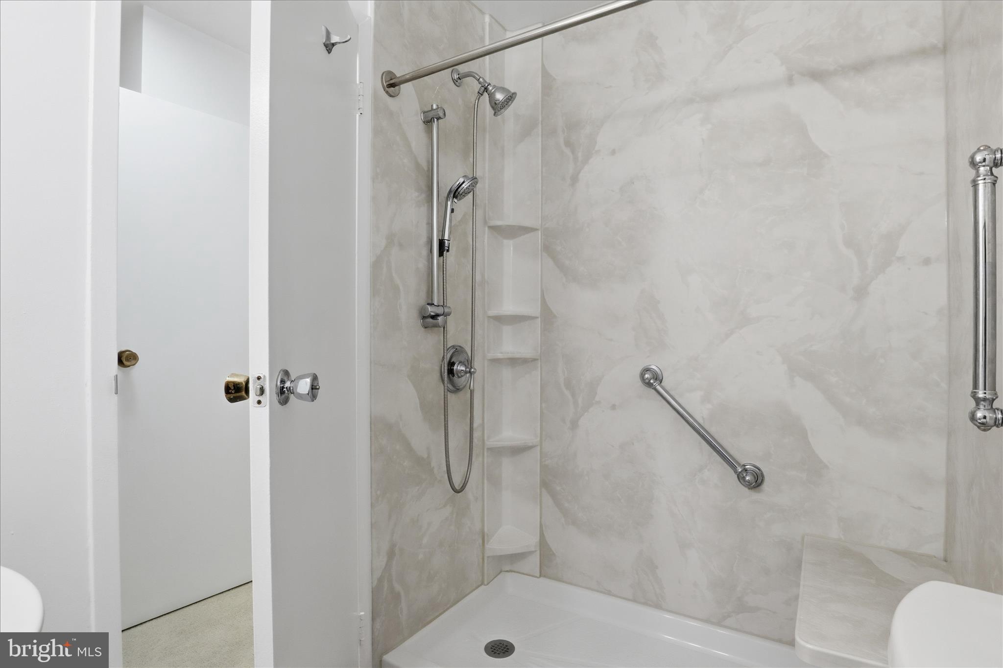 250 South Reynolds Street, Unit 105 Alexandria, VA 22304 - Photo 19 of 39 a bathroom with a shower and toilet