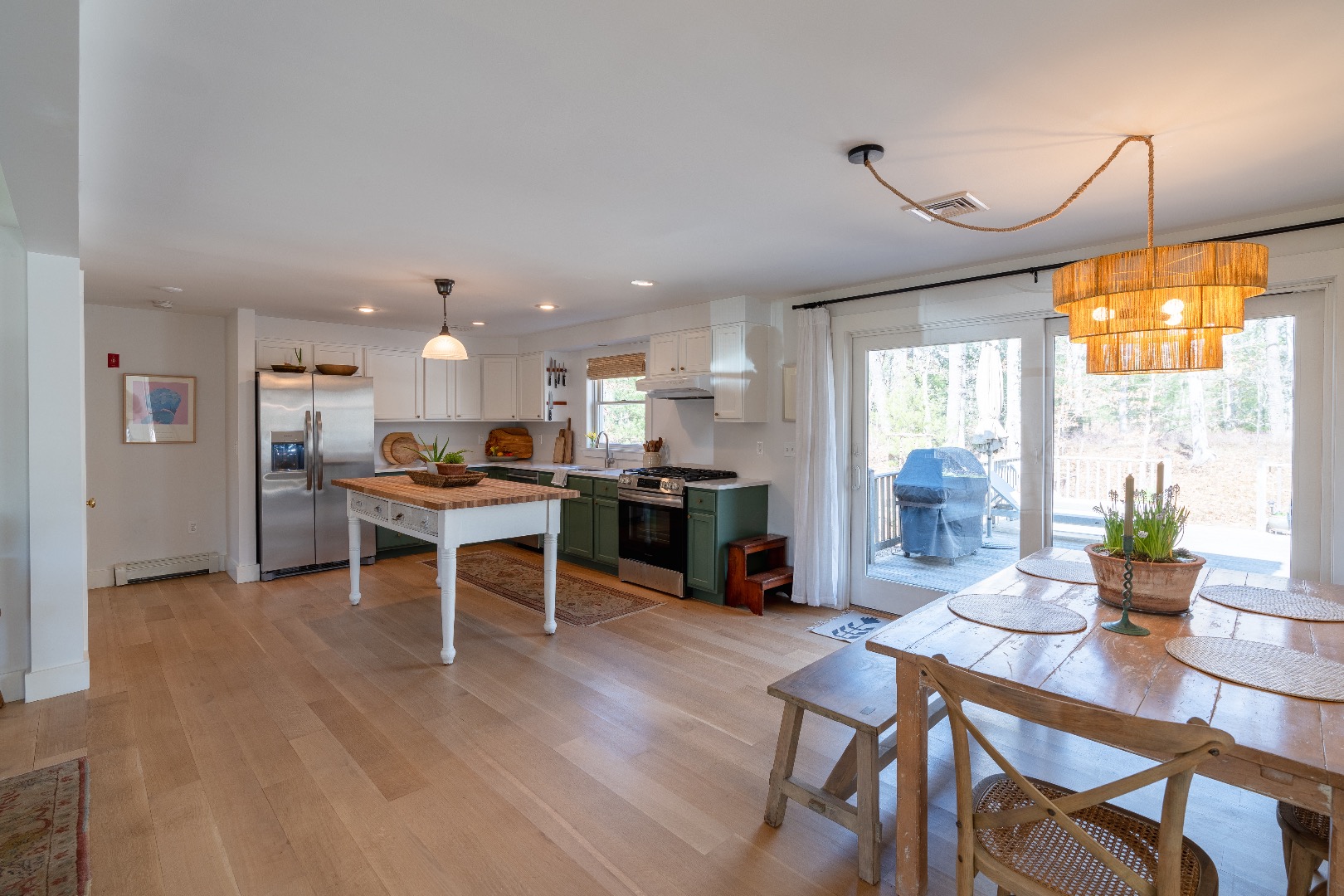 93 Hvoslef Way Vineyard Haven, MA 02568 - Photo 7 of 41 a living room with furniture and kitchen view