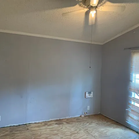 a bathroom with a shower and a toilet