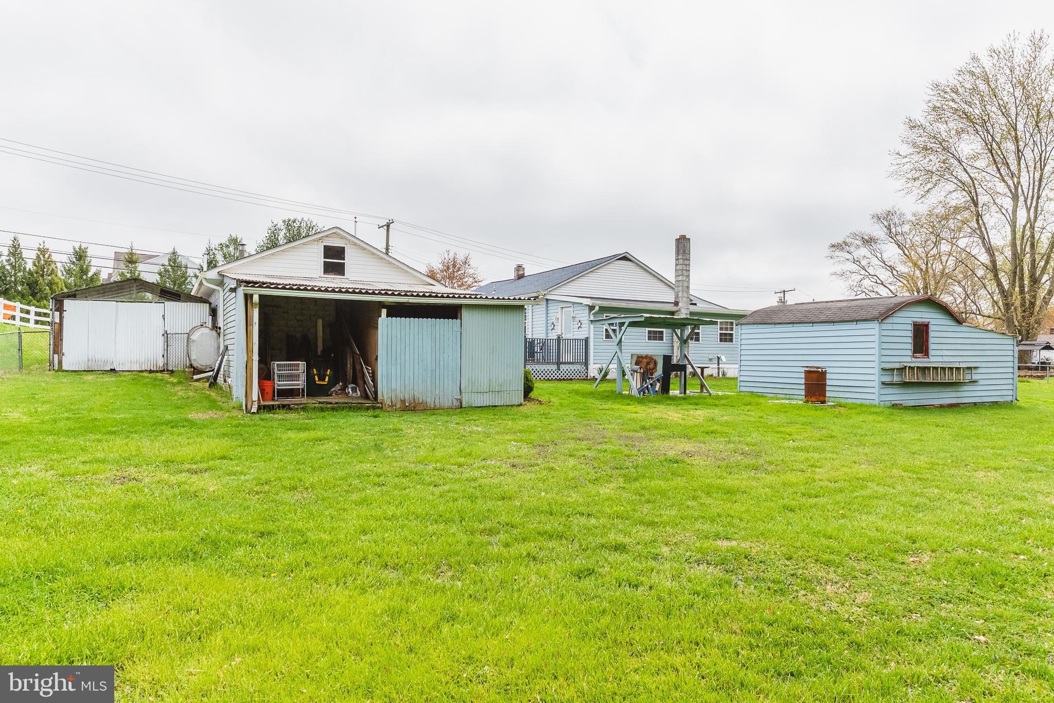 802 South Stepney Road Aberdeen, MD 21001 - Photo 18 of 62 Back of home, garage/tractor shed & garden shed