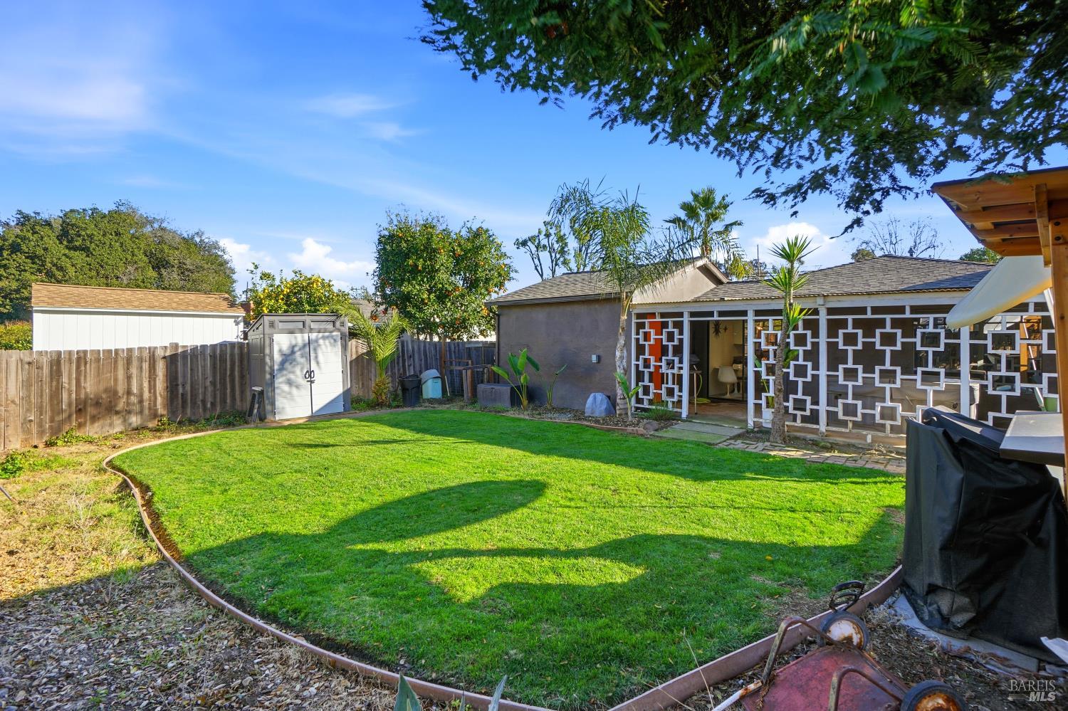 823 Shell Avenue Martinez, CA 94553 - Photo 32 of 39 a view of a back yard with a patio