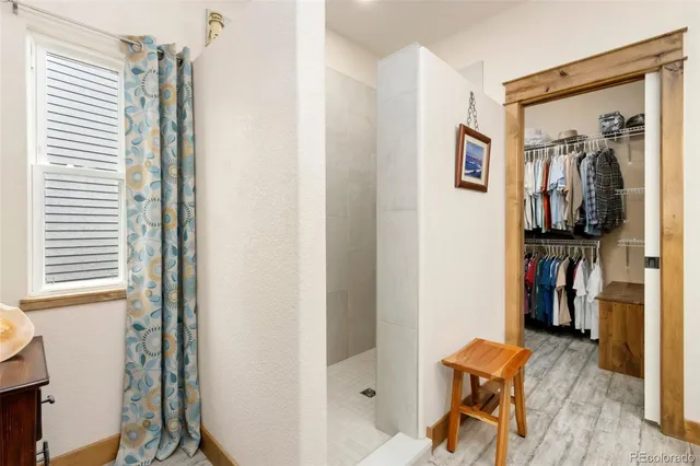 a room with furniture and a window