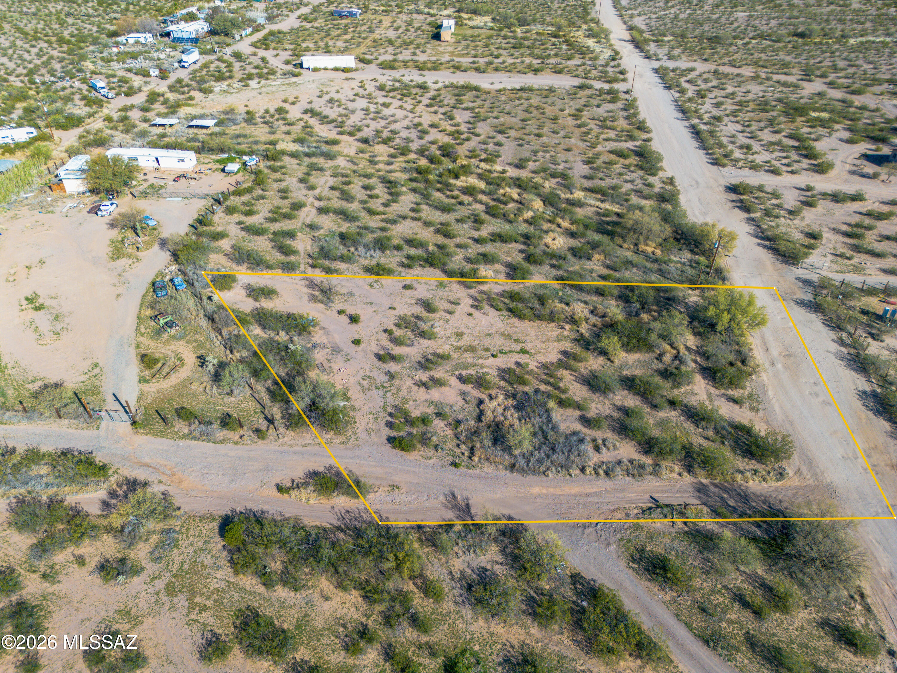 8890 South Fuller Road Tucson, AZ 85735 - Photo 5 of 12 a view of a yard with a dry yard