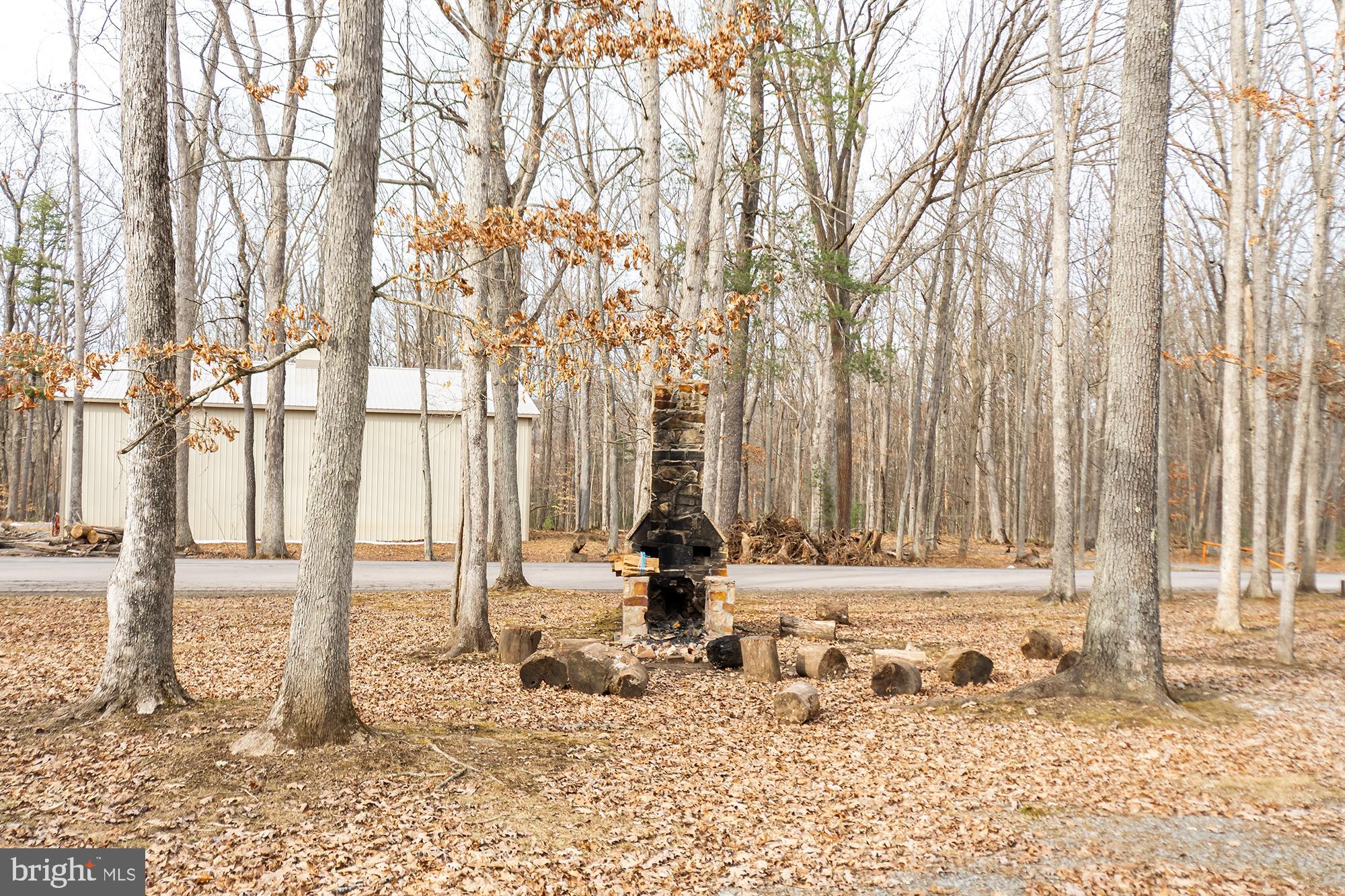 277 Oak Way Road Swanton, MD 21561 - Photo 67 of 75 Outdoor fireplace on large corner lot