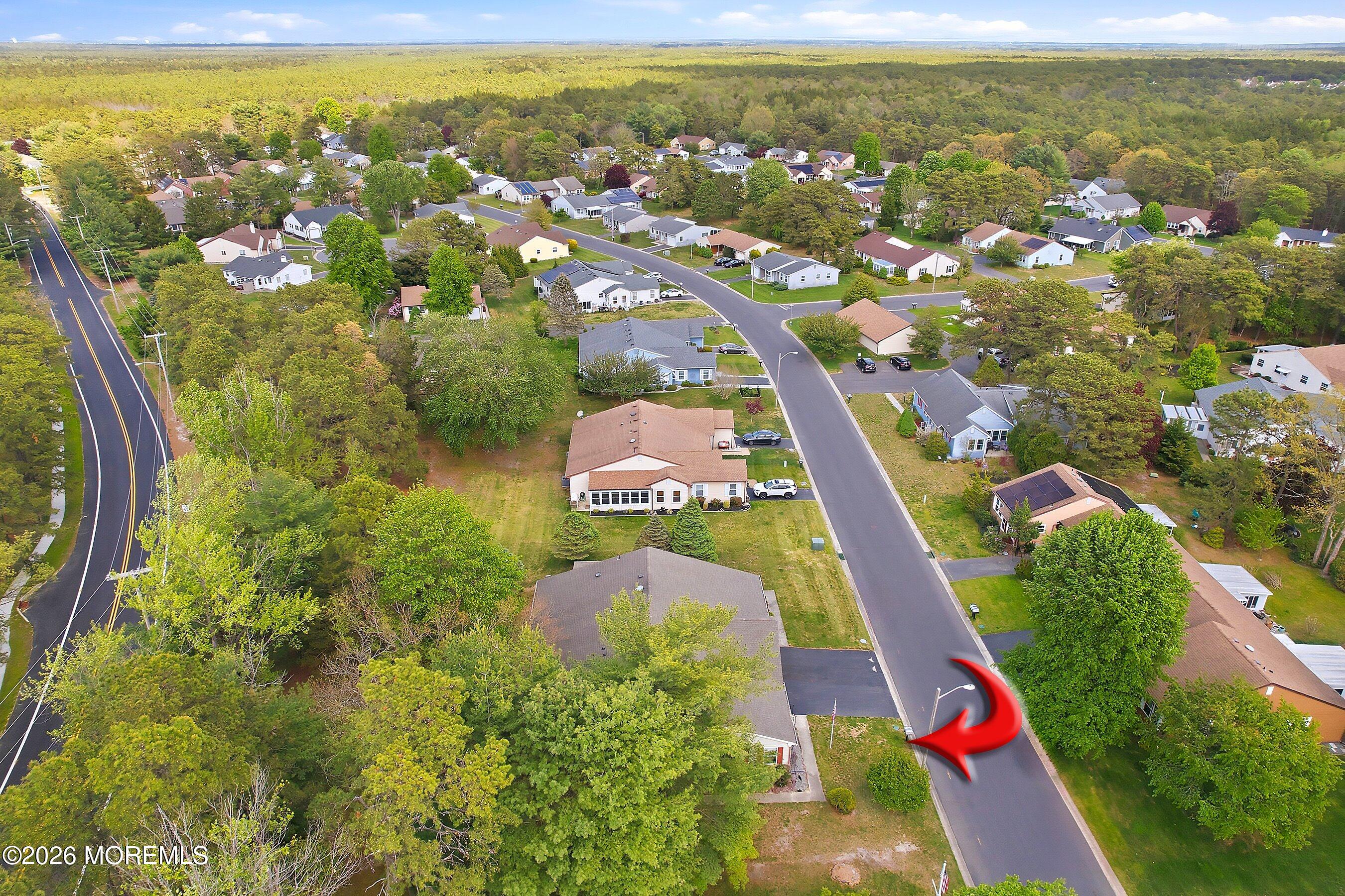 14 A Mill Road Whiting, NJ 08759 - Photo 33 of 39 Side Aerial - Arrow