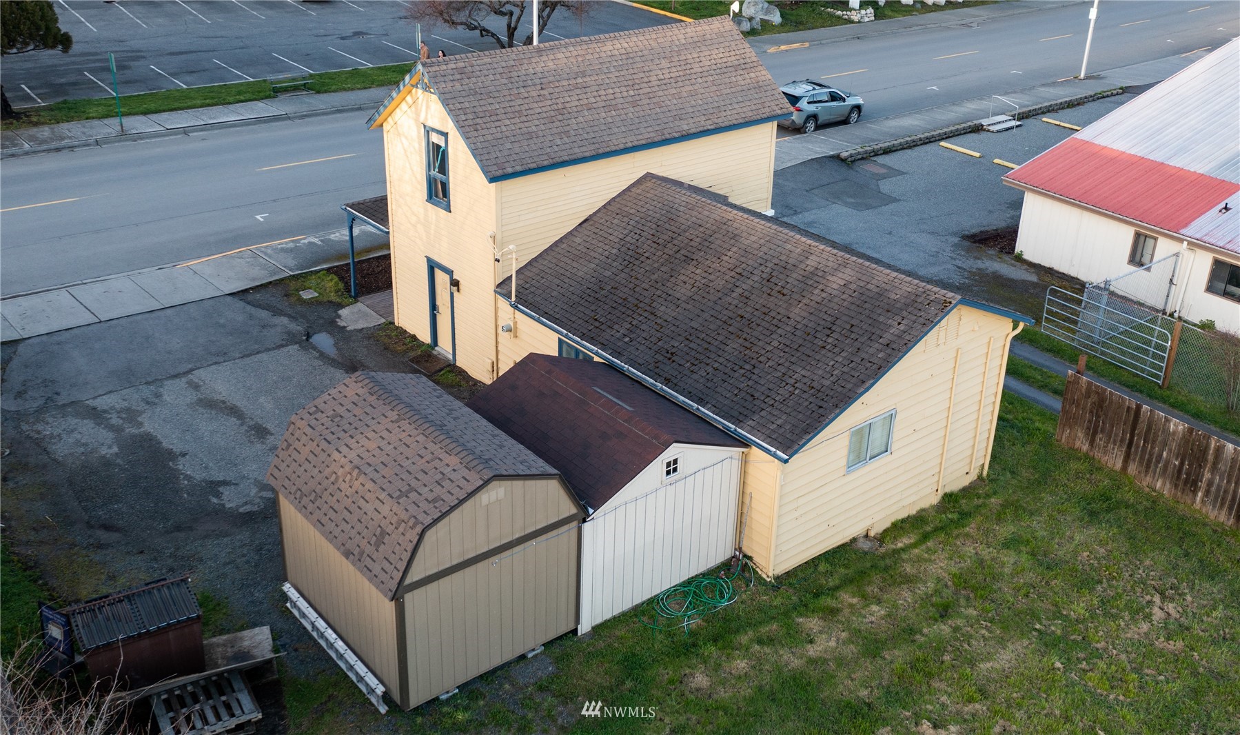 685 Spring Street Friday Harbor, WA 98250 - Photo 22 of 23 an aerial view of a house with backyard
