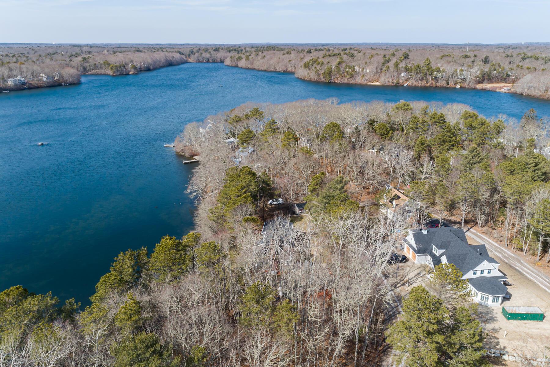 65 Santuit Lane Mashpee, MA 02649 - Photo 45 of 52 a view of a lake with a mountain