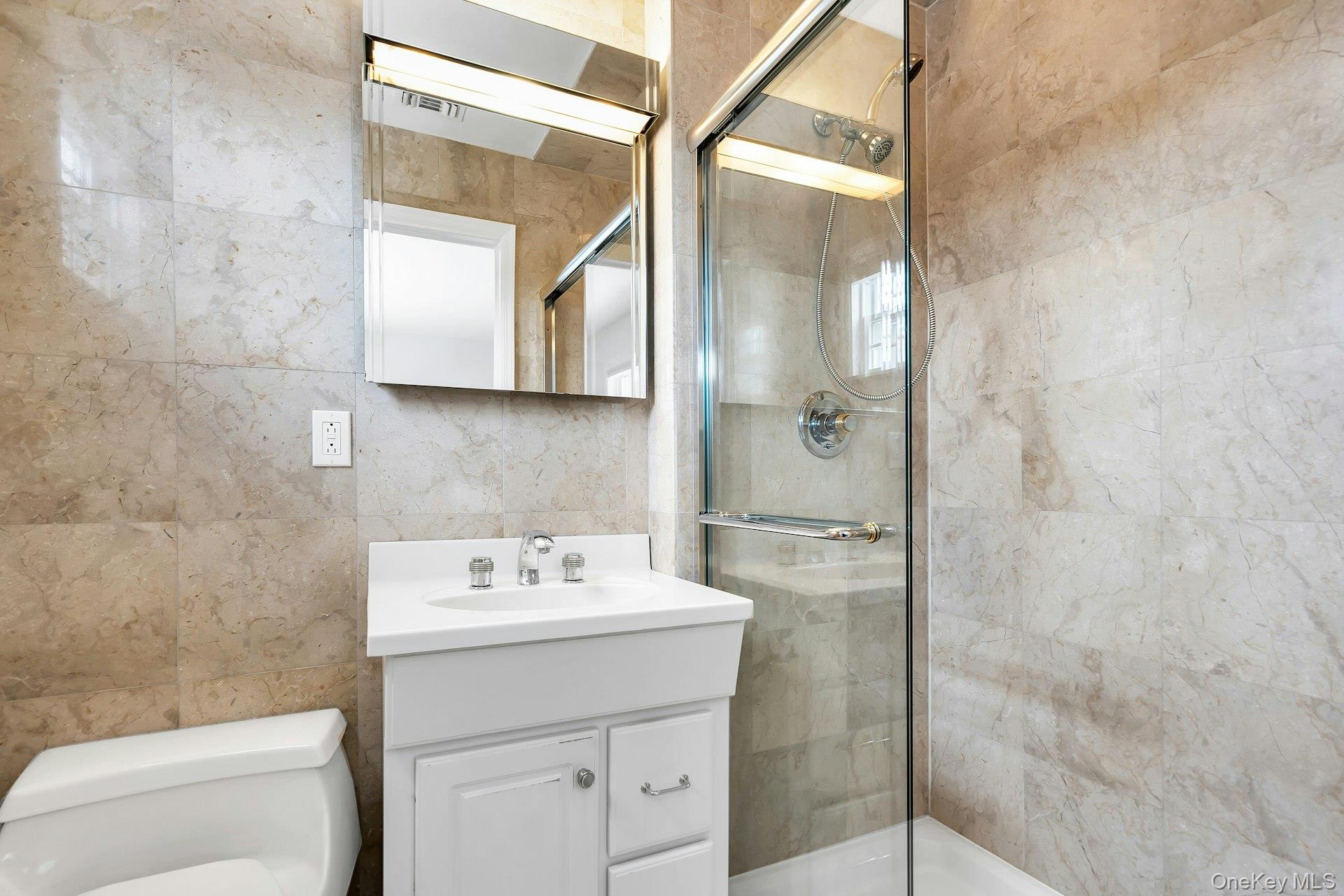 2043 Ripley Lane Merrick, NY 11566 - Photo 22 of 37 a bathroom with a sink a toilet and a mirror