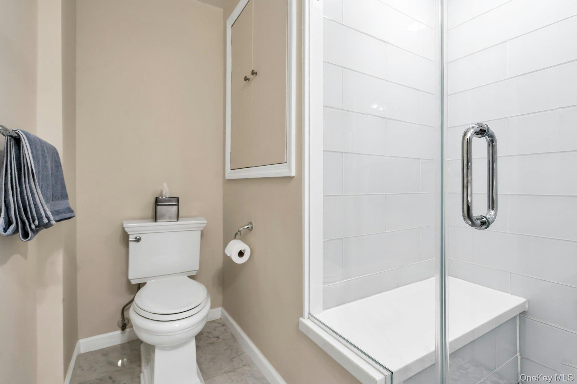 2043 Ripley Lane Merrick, NY 11566 - Photo 28 of 37 a bathroom with a shower a toilet and a sink