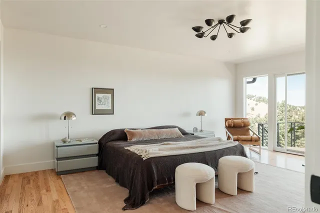 a view of a city from a balcony