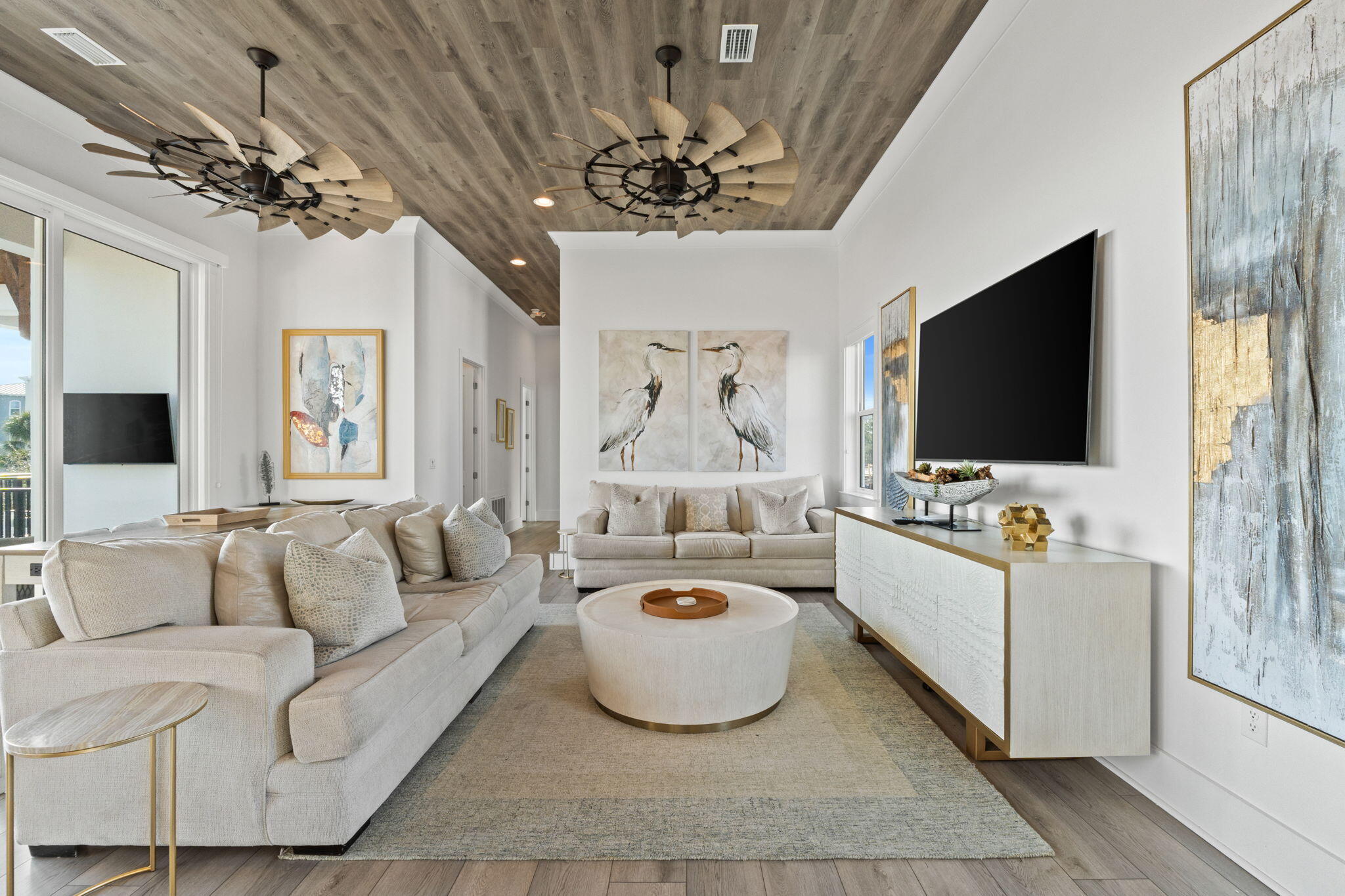 17 Penny Lane Santa Rosa Beach, FL 32459 - Photo 11 of 91 a living room with furniture and a flat screen tv