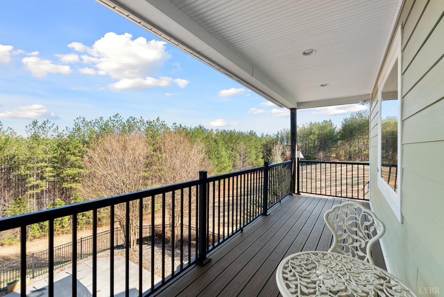 1249 Lees Mill Lane Goode, VA 24556 - Photo 48 of 98 a view of balcony with couch