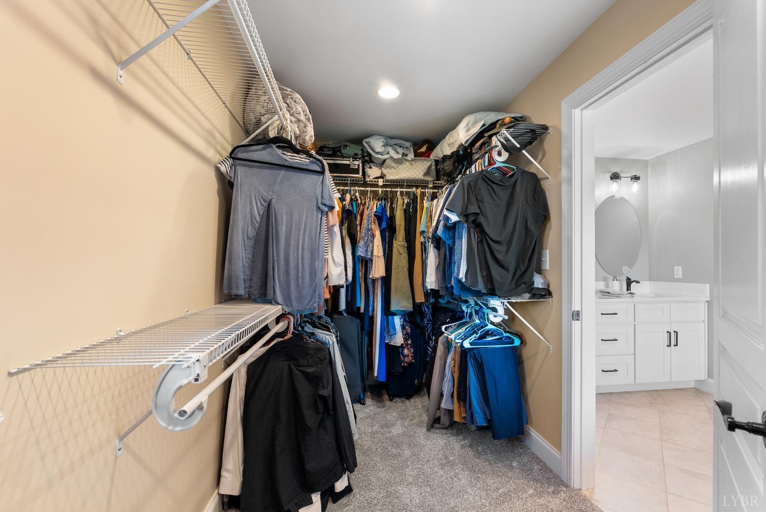 1249 Lees Mill Lane Goode, VA 24556 - Photo 53 of 98 a view of walk in closet with clothes