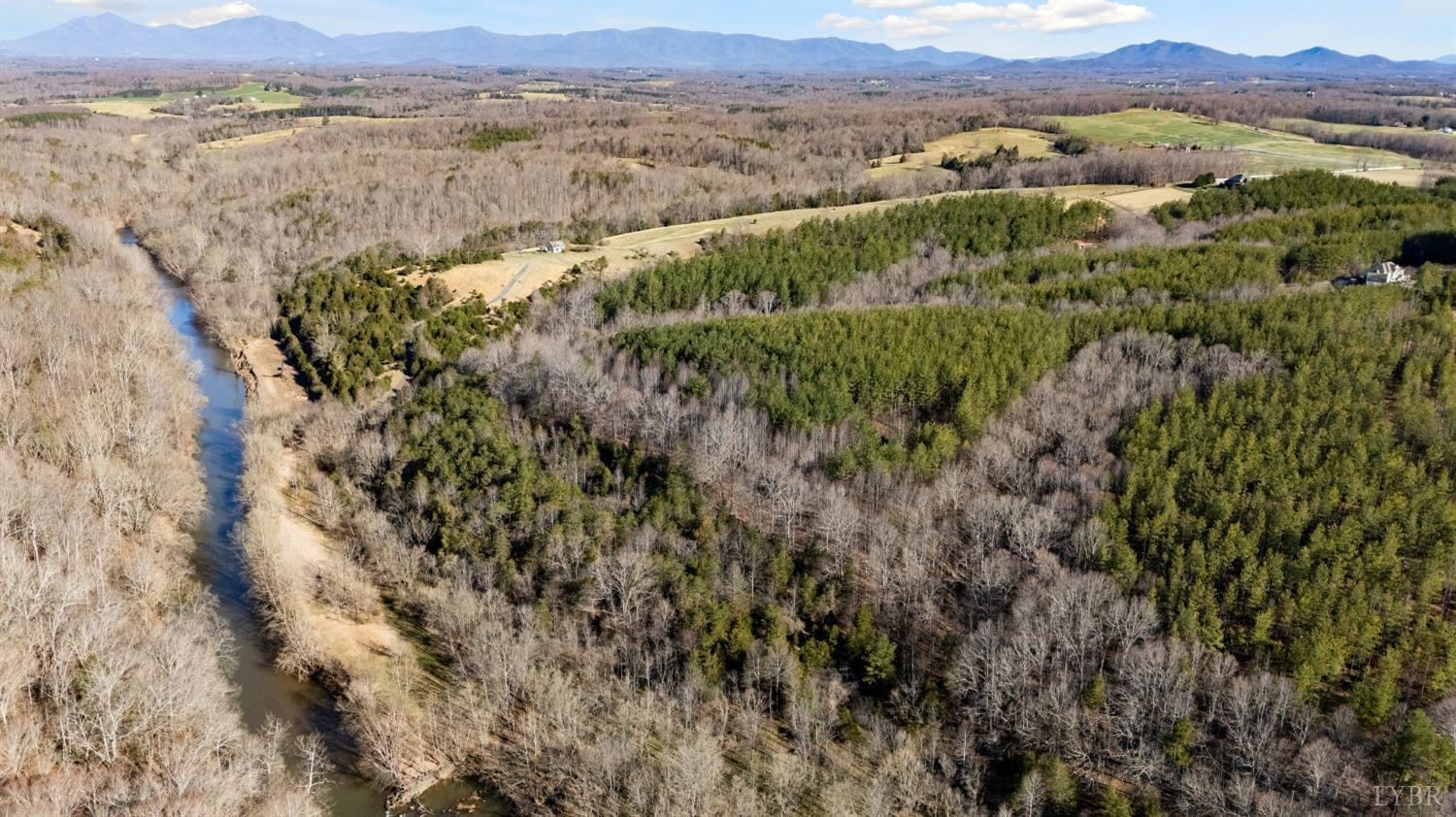 1249 Lees Mill Lane Goode, VA 24556 - Photo 87 of 98 a view of a lush green hillside and houses