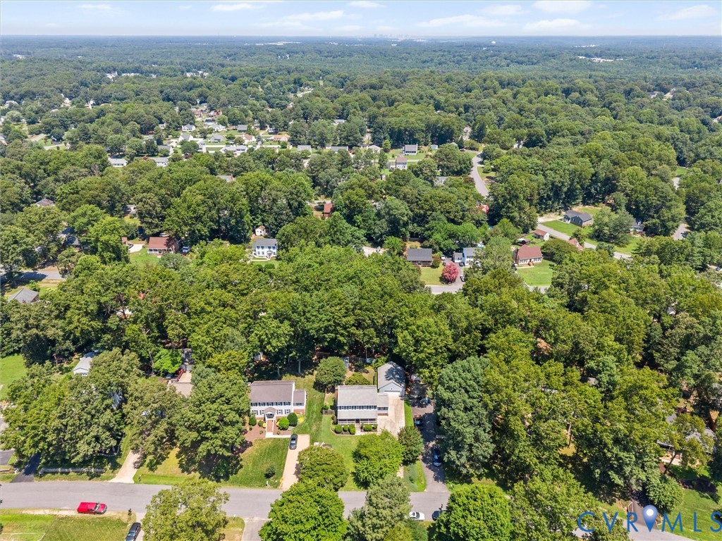 3524 Ludgate Road Chester, VA 23831 - Photo 2 of 44 Aerial perspective showcasing a residential area c
