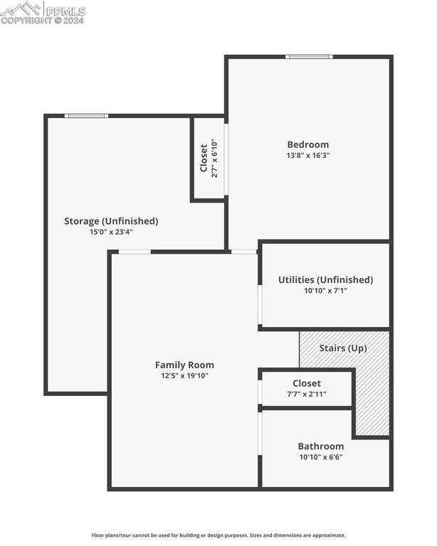 5655 Sonnet Ridge Point Colorado Springs, CO 80918 - Photo 47 of 47 Basement Floor Plan