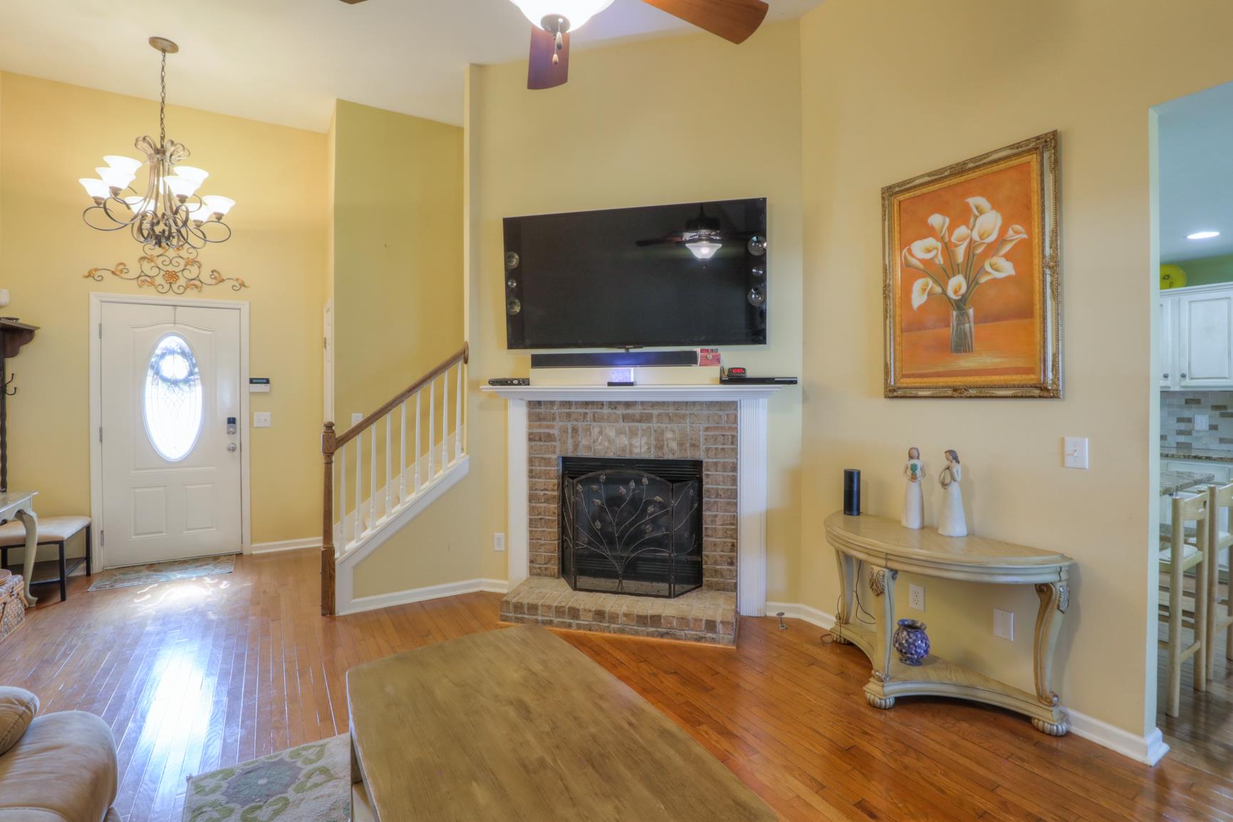 Your beautiful gas fireplace. 