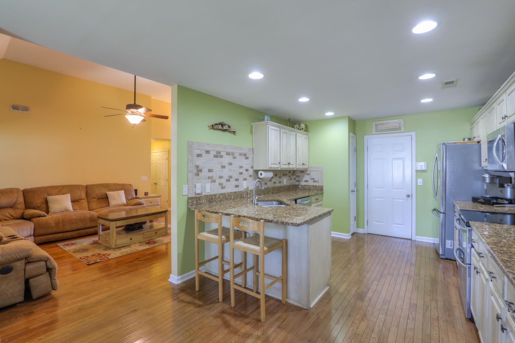 Your kitchen features all newer appliances including the refrigerator, washer and dryer. 